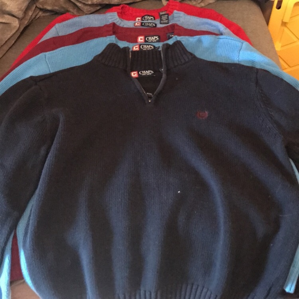 Chaps Sweaters 5 pack
